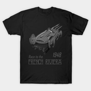 Vintage Race Car-French Riviera-1948 T-Shirt